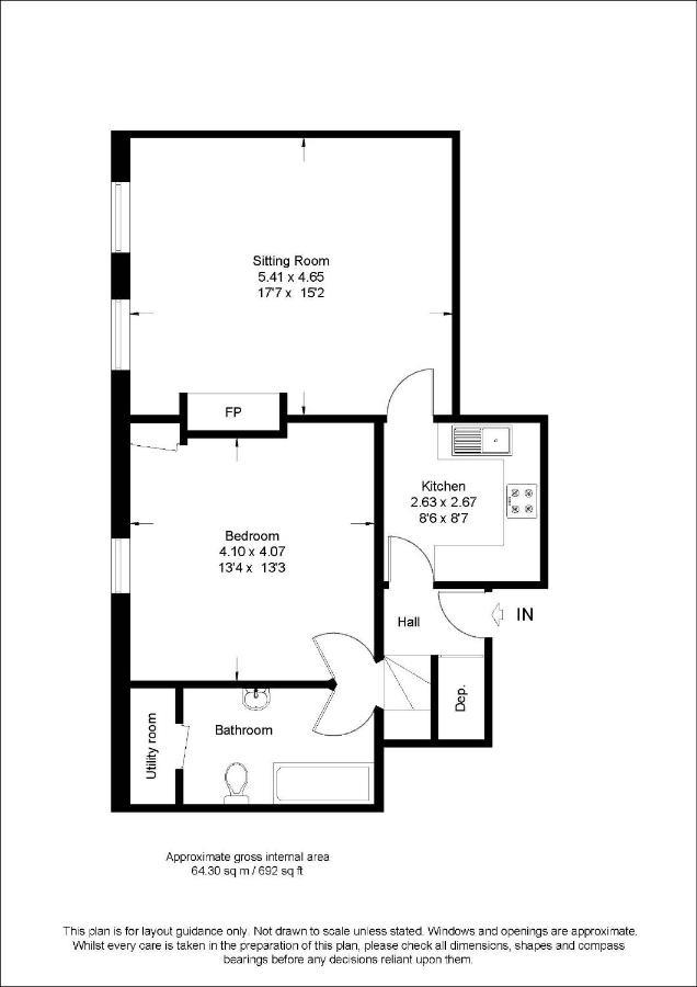 Spacious Split Level Flat In Great Location Портцмаус Экстерьер фото